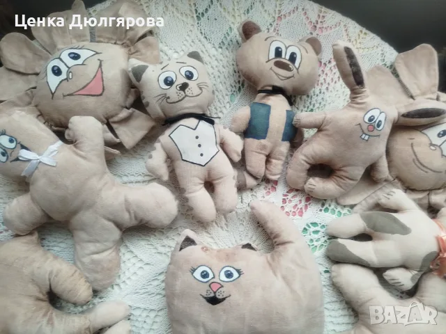 Животинки в примитивен стил, боядисани с кафе, снимка 2 - Декорация за дома - 56303683