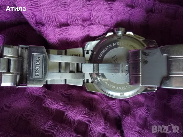 часовник festina chronograph, снимка 4 - Мъжки - 47858468