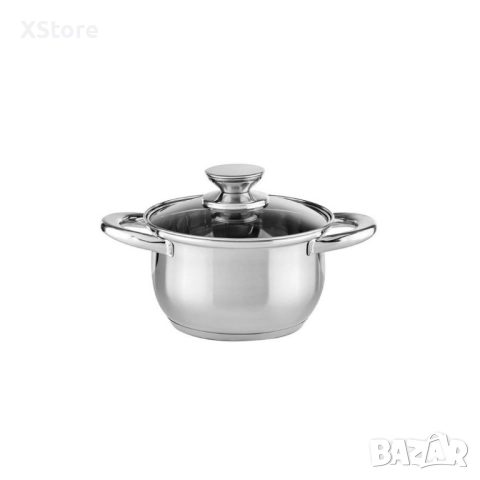 Комплект съдове за готвене Muhler от 12 части, неръждаема стомана, снимка 6 - Съдове за готвене - 52507456