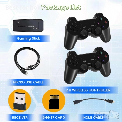 Ретро геймпад 4K, снимка 7 - Други игри и конзоли - 52247129