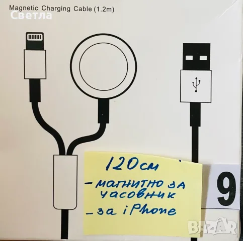 РАЗПРОДАЖБА-Нови  Кабели-1 и 2м; Зарядни-30W; 20W; 10W; Магнитни зарядни; Други, Мин. покупка € 10, снимка 4 - USB кабели - 55784795