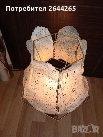 Японска Порцеланова Лампа 19 век порцелан,ръчно рисувана уникална , снимка 5 - Антикварни и старинни предмети - 50664624