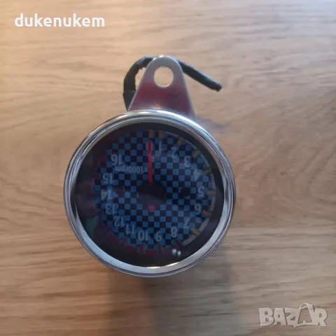 НОВ! Универсален тахометър за мотоциклети с LED подсветка, DC 12V, снимка 8 - Аксесоари и консумативи - 48517688