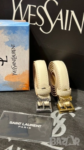 колани от естествена кожа в кутия ysl saint laurent 