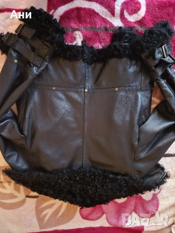 Дамско кожено яке, снимка 3 - Якета - 53503301
