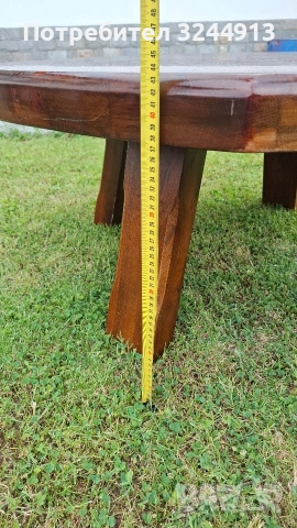 Масивна дървена маса тип софра , снимка 9 - Маси - 53039084