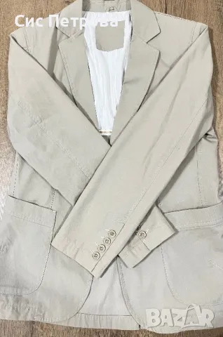 Мъжко бежаво сако, снимка 1