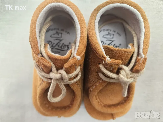 👶 RiZitos №18  НОВИ 🇪🇸 ИСПАНСКИ  ВЕЛУРЕНИ БЕБЕШКИ БУЙКИ ЗА ПРОХОЖДАНЕ И ПЪРВИ СТЪПКИ , снимка 2 - Бебешки обувки - 55848887
