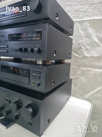 Сет Yamaha усилвател AX 570 дек KX 260 тунер TX 470 и CD X 870 , снимка 6 - Ресийвъри, усилватели, смесителни пултове - 53541041