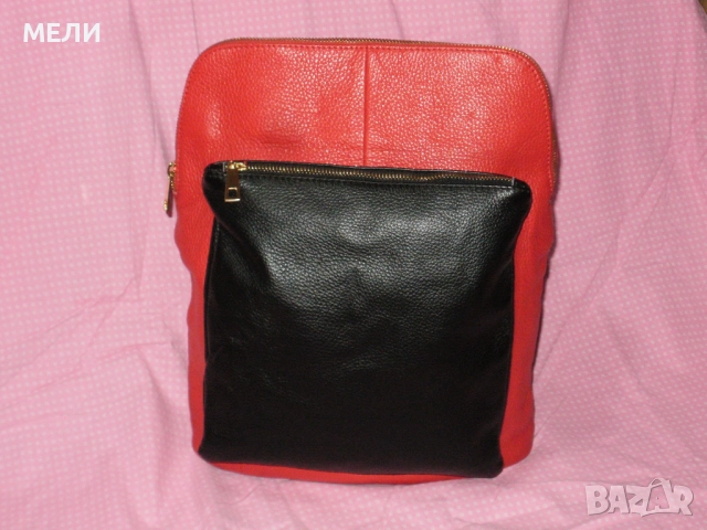 нова дамска раница естествена кожа, снимка 2 - Раници - 51811000