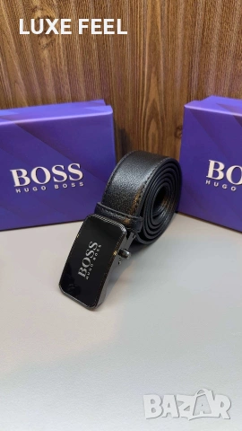 Мъжки Колани с Кутия - Естествена Кожа ⚜️ Diesel Boss, снимка 2 - Колани - 53021690