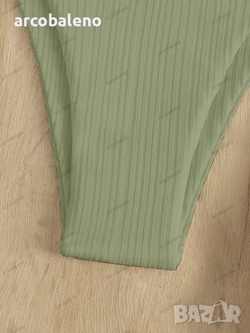 Дамски едноцветен секси бански костюм в модерен стил, 2цвята, снимка 11 - Бански костюми - 41352382