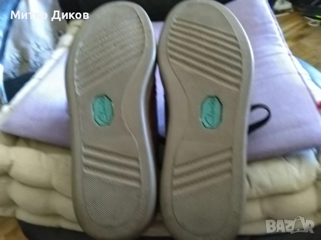 Мъжки маркови обувки нови естествена кожа Clarks стелка 275мм реален размер №43, снимка 8 - Ежедневни обувки - 51080398