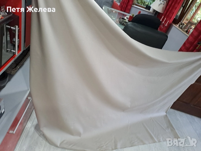 Плат в бежово (Австрия)-150см, снимка 6 - Платове и дамаски - 51600539