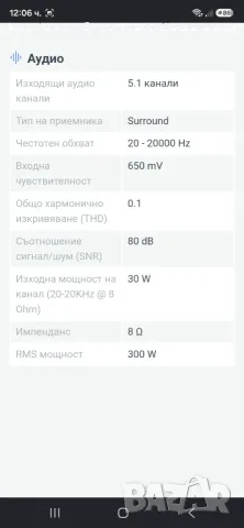 AKAI AS110RA- 320 съвременен 5.1 амплитунер, снимка 6 - Ресийвъри, усилватели, смесителни пултове - 56132610