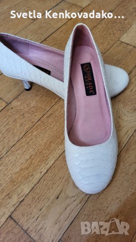 Дамски обувки естѐствѐна кожа̀, снимка 4 - Дамски обувки на ток - 41320112