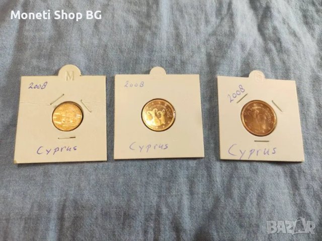 Евроцентове Кипър -UNC, снимка 8 - Нумизматика и бонистика - 48802941