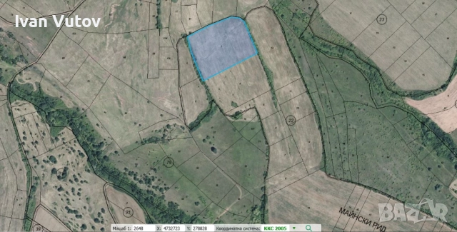 Предлагам обработваема земеделска земя в с. Садовик, област Перник, снимка 5 - Земеделска земя - 51465687