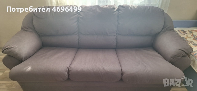 Продавам тройка разтегателен диван и двойка, снимка 7 - Дивани и мека мебел - 52944393