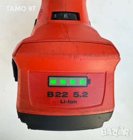Hilti SPN 6-A22 - Акумулаторен безчетков нагер 2x22V 5.2Ah, снимка 5 - Други инструменти - 53699648