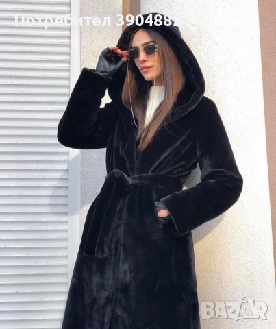 еко кожено палто, снимка 3 - Палта, манта - 51360291