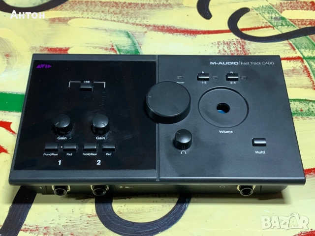 Avid M-audio Fast Track C400 USB Audio MIDI Interface Звукова Карта, снимка 5 - Други - 52656987