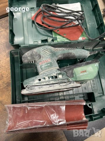 Електрически виброшлайф Bosch PSS 200 AC, снимка 3 - Други инструменти - 53721848