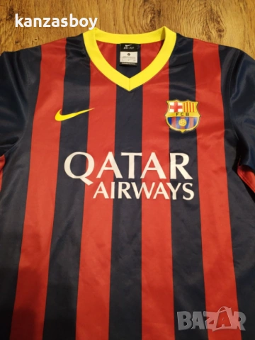 Nike Barcelona Mens SS Home Shirt - страхотна футболна тениска КАТО НОВА S