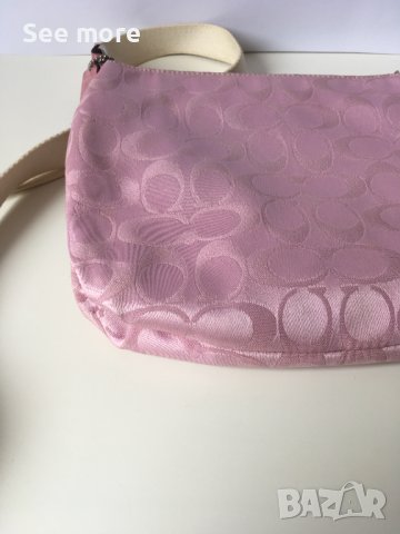 COACH дамска чанта в розово, снимка 7 - Чанти - 41630198