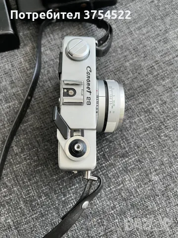 Фотоапарат с лента Canon Canonet 28, снимка 2 - Фотоапарати - 50222392