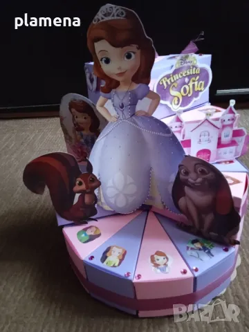 картонена торта принцеса София , снимка 3 - Други - 49025623