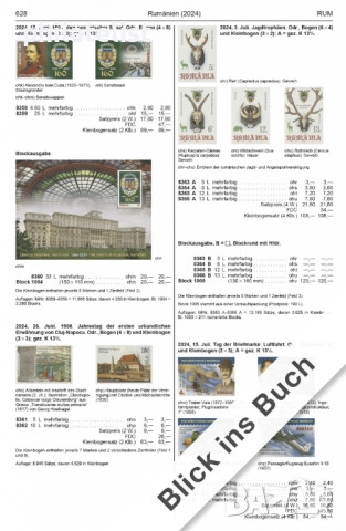 MICHEL - Югоизточна Европа 2025 - Румъния и Молдова, снимка 4 - Филателия - 51636374