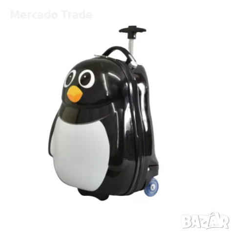Детски куфар Mercado Trade, Поликарбон 31799, Пингвин, снимка 2 - Раници - 48772567