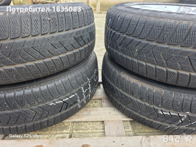 Лети джанти 18ки 5х112 Mercedes + зимни гуми 235/60/18 Pirelli, снимка 11 - Гуми и джанти - 53757941