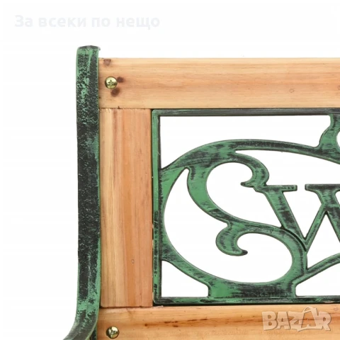 Градинска пейка, 122 см, масивна ела Код P656, снимка 2 - Градински мебели, декорация  - 50578494