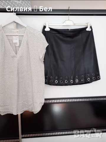 Кожена пола, снимка 2 - Поли - 36305065