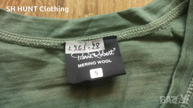 Pierre Robert T-Shirt 100% Merino Wool размер S тениска 100% Мерино Вълна - 2130, снимка 5 - Тениски - 53485935