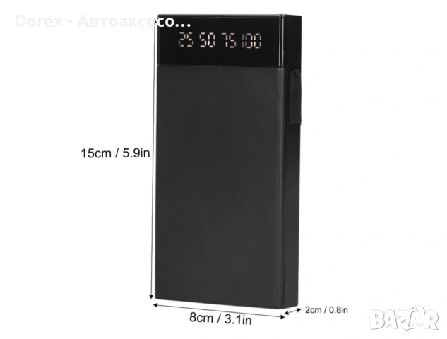 Стартерно, зарядно устройство за акумулатори 1000A, 12V, 10 000mAh, снимка 2 - Аксесоари и консумативи - 53618015