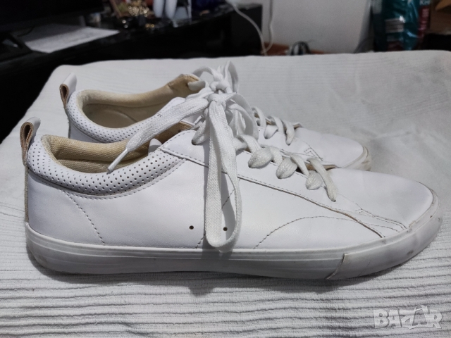 кожени кецове Pull&Bear Basic