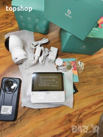 Чисто нов запечатан 2K AI Бебефон BOIFUN – 5.5" Дисплей, WiFi, Нощно виждане и AI датчици