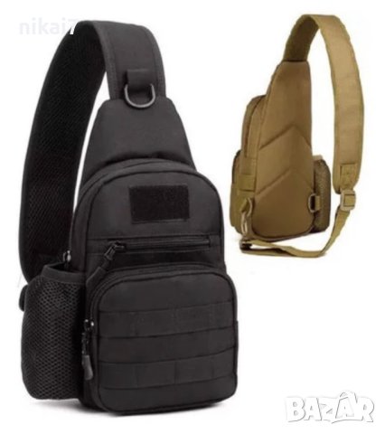 тактическа чанта паласка през рамо военна лов туризьм джоб за вода, снимка 7 - Чанти - 41770263