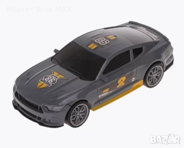 Състезателна кола със светлина и звук Mustang , снимка 5 - Коли, камиони, мотори, писти - 52863718