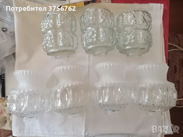 Продавам стъкла за полилеи различни модели, снимка 3 - Полилеи - 51331037