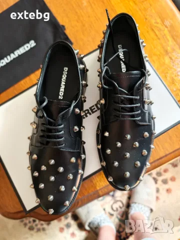 DSQUARED2 нови оригинални кожени обувки разм.42, снимка 4 - Официални обувки - 53802293
