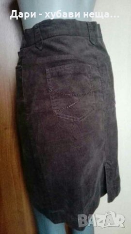 Комплект от джинсова пола и бежова интересна блуза/жилетка🍀❤M, МL❤🍀арт.4062, снимка 5 - Комплекти - 35892919