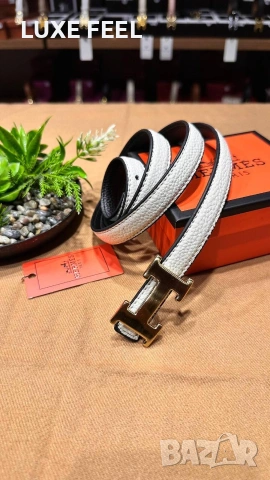 Hermes ⚜️ Естествена Кожа , снимка 4 - Колани - 53396578