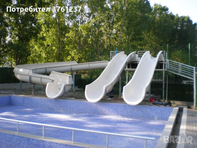 Изработка и монтаж на Водни пързалки за басейни, тунел, люлки, лодки, седалки за стадион и люлки, снимка 1 - Други услуги - 41164990