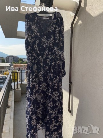 Нова дълга елегантна нежна синя рокля феерична  XXL, снимка 4 - Рокли - 42247988