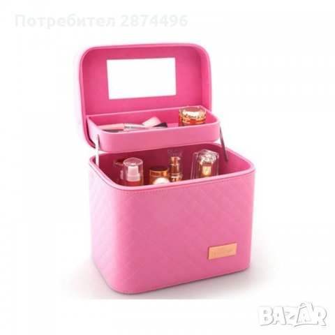 2164 куфарче за козметика и гримове с огледалце, снимка 7 - Подаръци за жени - 35794768