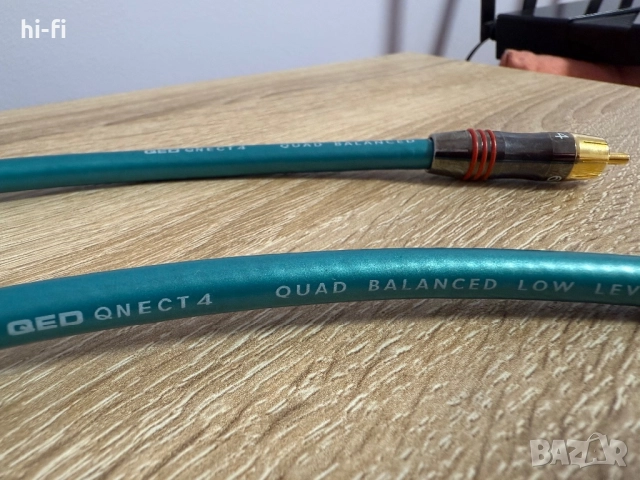 QED QNECT 4 - Quad Balanced Low Level Signal Cable - 99.999% OFC / Аудио кабели, снимка 11 - Ресийвъри, усилватели, смесителни пултове - 52547010